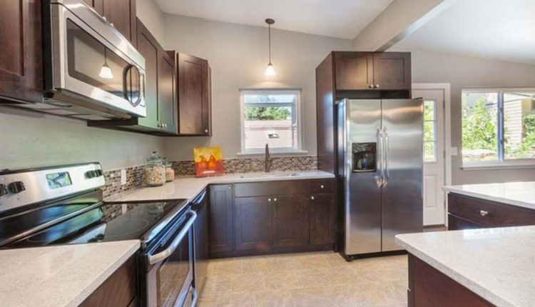 How To Stain Kitchen Cabinets